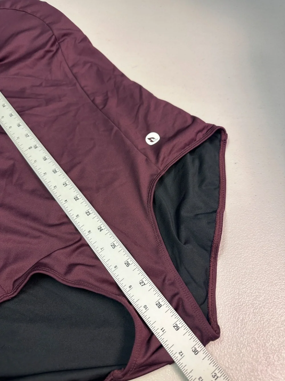 BALEAF RACERBACK UPF 50+ Wine Red Athletic One Piece Bathing Suit. Sz 3XL.
